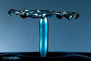 Water drop photography.