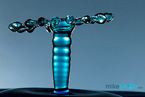 Water drop photography.