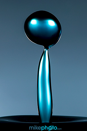 Water drop photography.